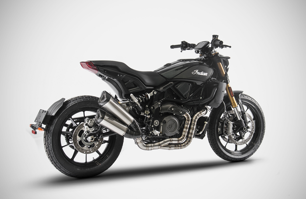 ZARD Titanium Headers and Decats for The Indian FTR 1200 (Flat Track Racer)